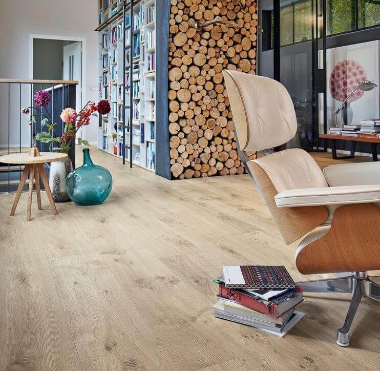 suelo de madera roble