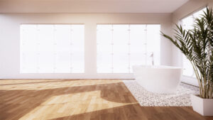 Suelo vinílico impermeable baño