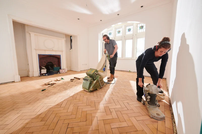 acuchillado de parquet